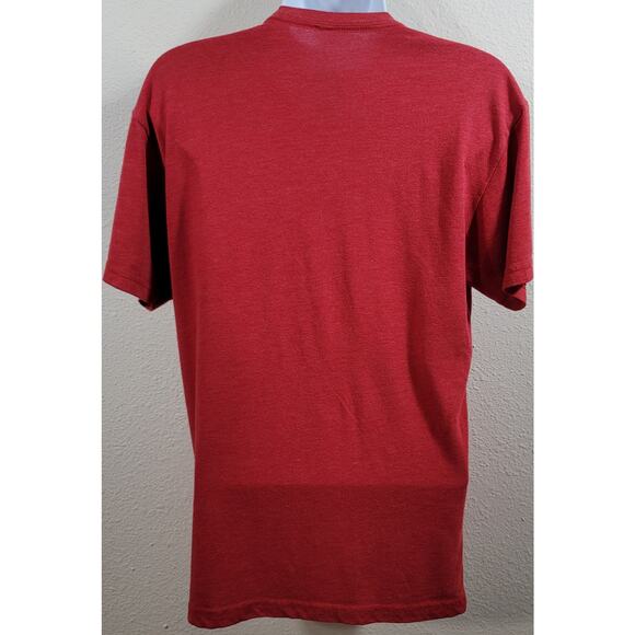 Disneyland Red Oswald The Lucky Rabbit Graphic Shirt Small Distressed Logo Soft - Picture 3 of 4